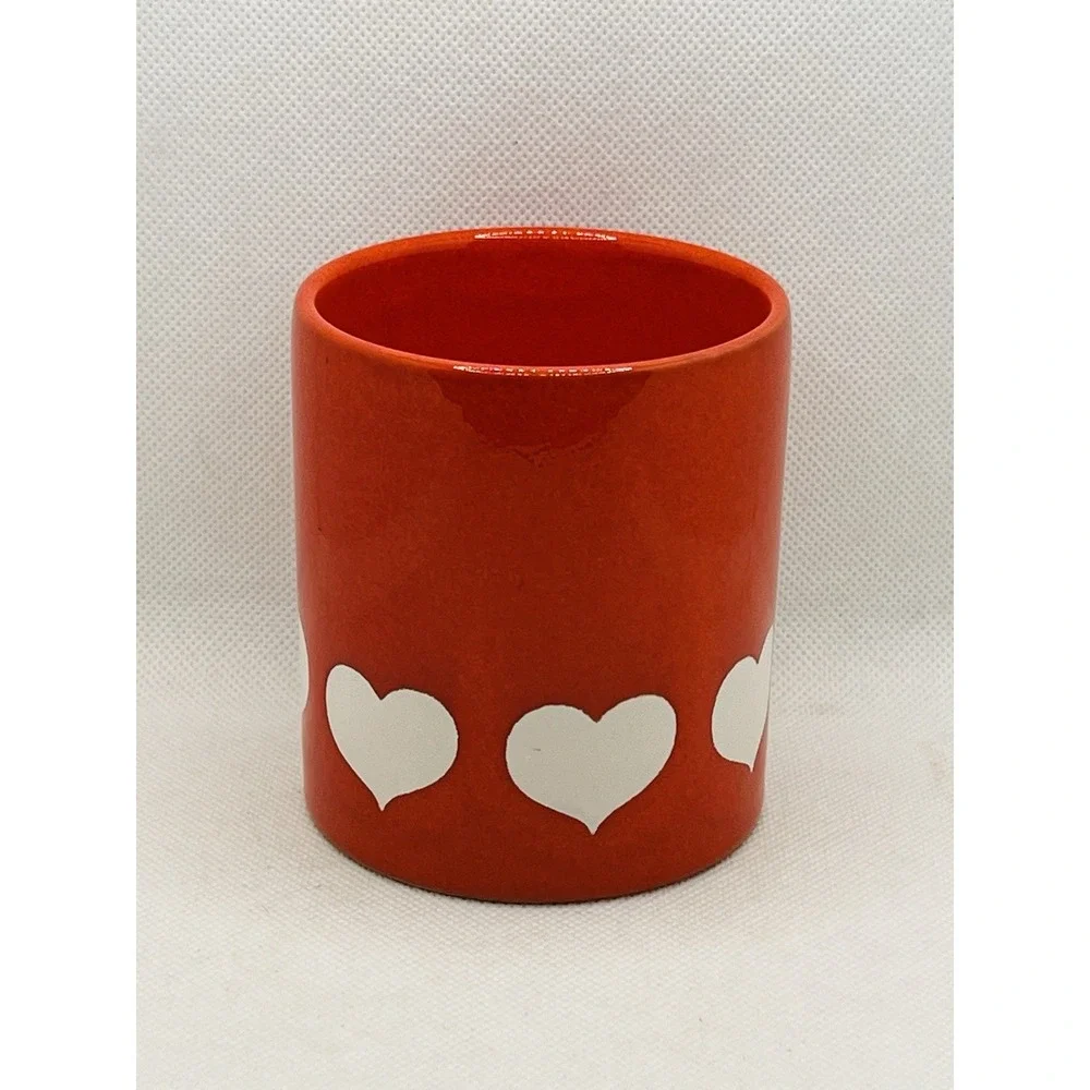 Waechtersbach West‎ German Vintage Red Hearts Canister